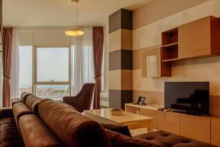 Отель Hotel Tre Canne Будва Улучшенные апартаменты с 1 спальней, террасой и видом на море-2